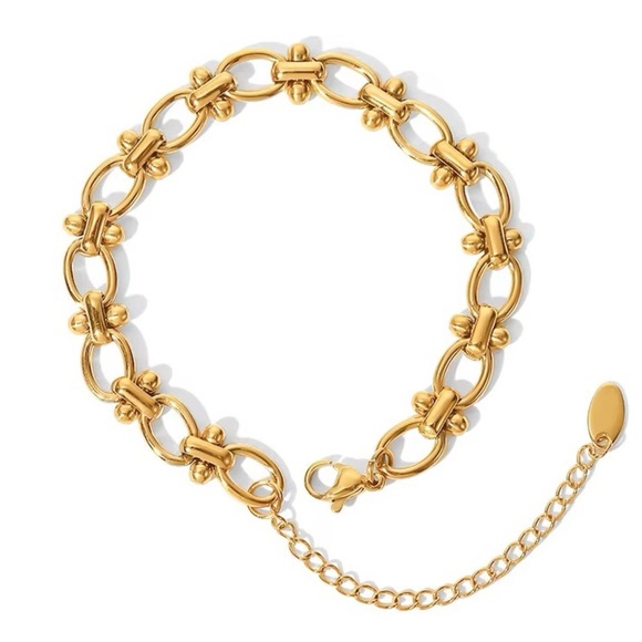 SahrzJewellery Jewelry - 18K Gold Plated Chain Bracelet
